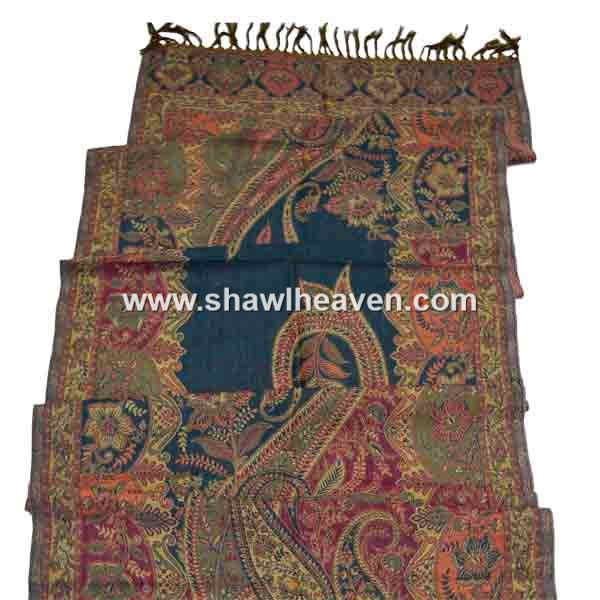 Antique north indian wool stole